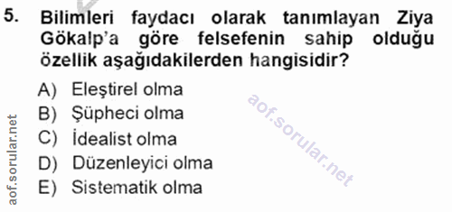 Soru 5
