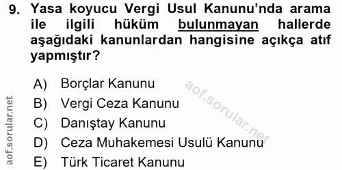 Soru 9