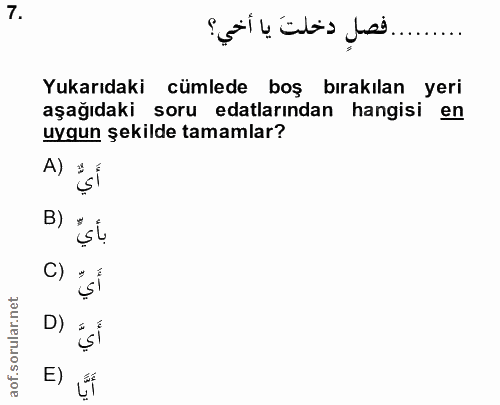 Soru 7