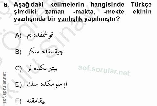 Soru 6