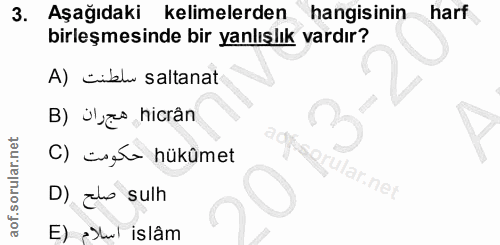 Soru 3