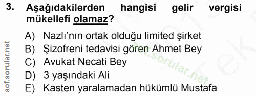 Soru 3