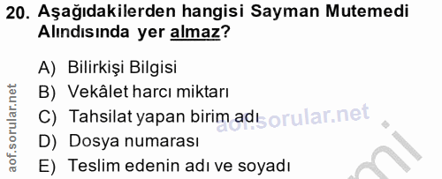 Soru 20