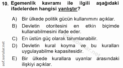 Soru 10