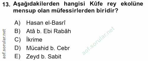 Soru 13