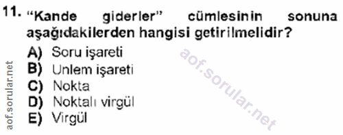 Soru 11