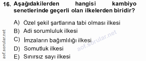 Soru 16