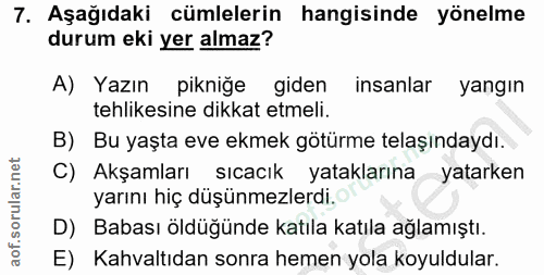 Soru 7