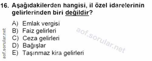 Soru 16