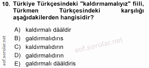 Soru 10