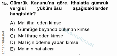 Soru 15