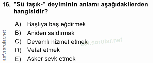 Soru 16