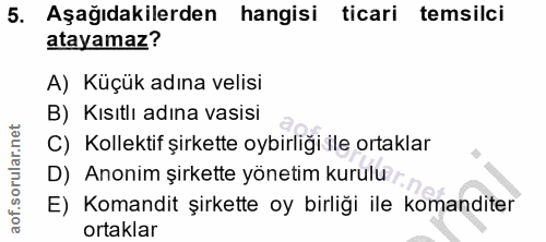 Soru 5