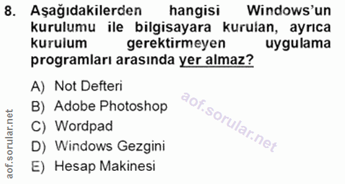 Soru 8