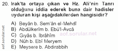 Soru 20