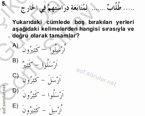 Soru 5