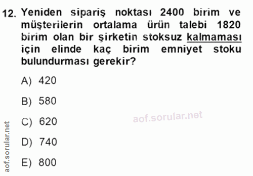 Soru 12