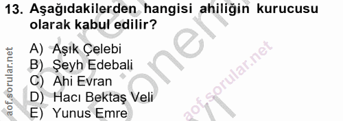 Soru 13