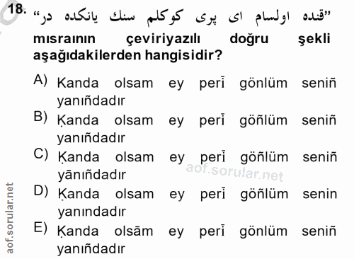 Soru 18