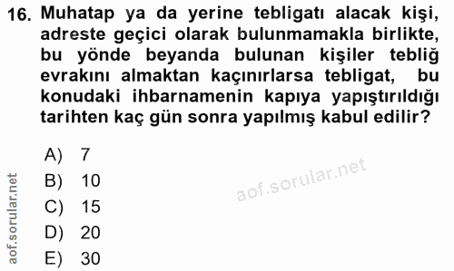 Soru 16