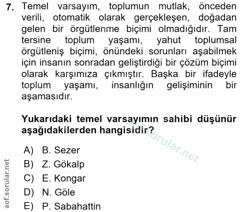 Soru 7