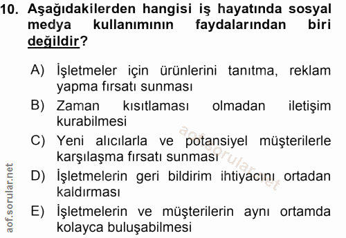 Soru 10