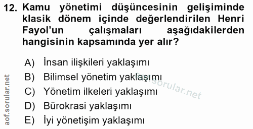 Soru 12