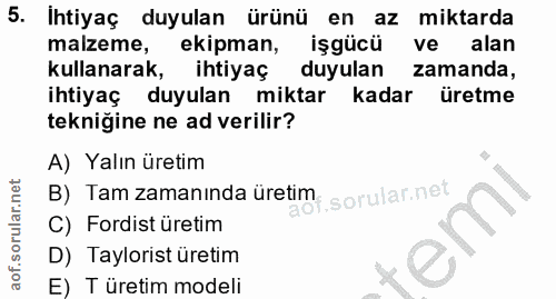 Soru 5