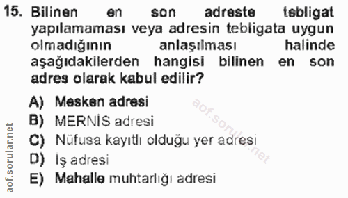 Soru 15