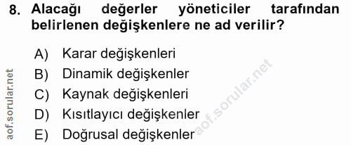 Soru 8