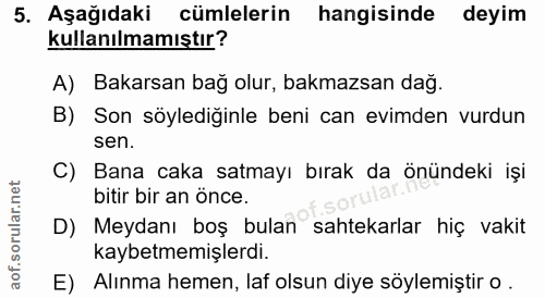 Soru 5