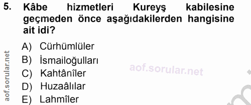 Soru 5