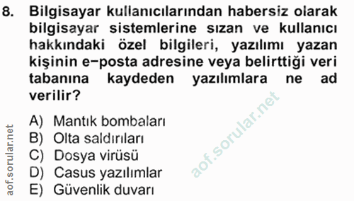 Soru 8