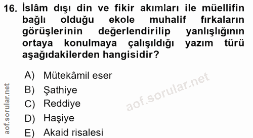 Soru 16