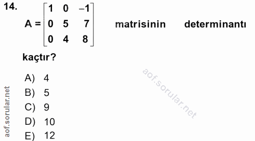 Soru 14