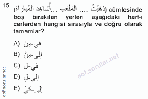 Soru 15