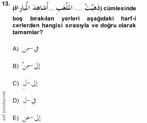 Soru 13