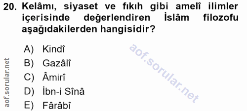 Soru 20