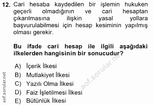 Soru 12