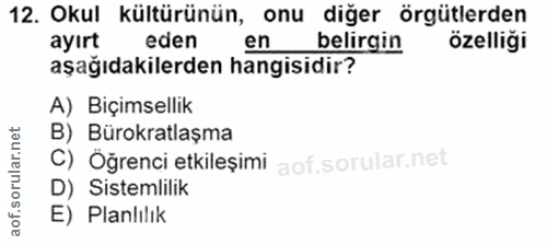 Soru 12