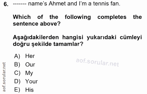 Soru 6