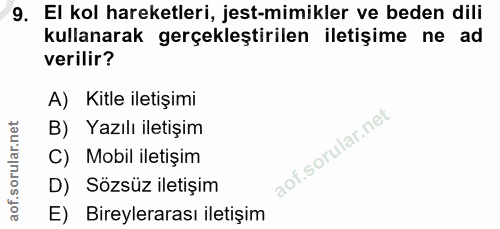 Soru 9
