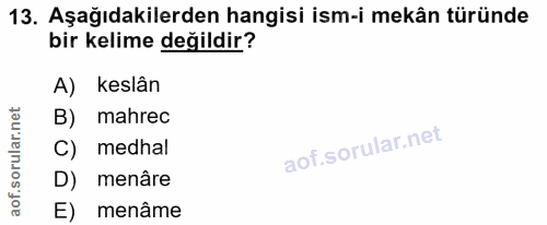 Soru 13