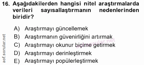 Soru 16