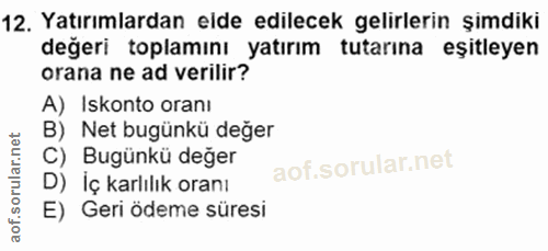 Soru 12