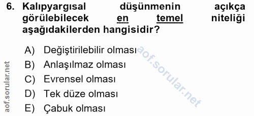 Soru 6