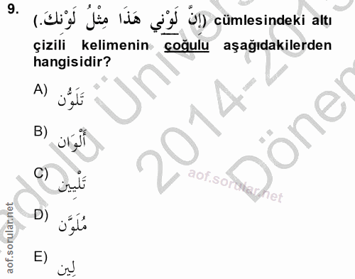 Soru 9