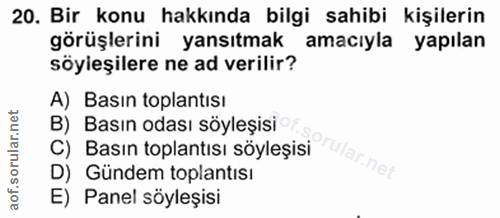 Soru 20