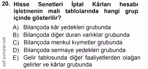 Soru 20