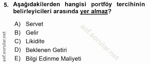 Soru 5